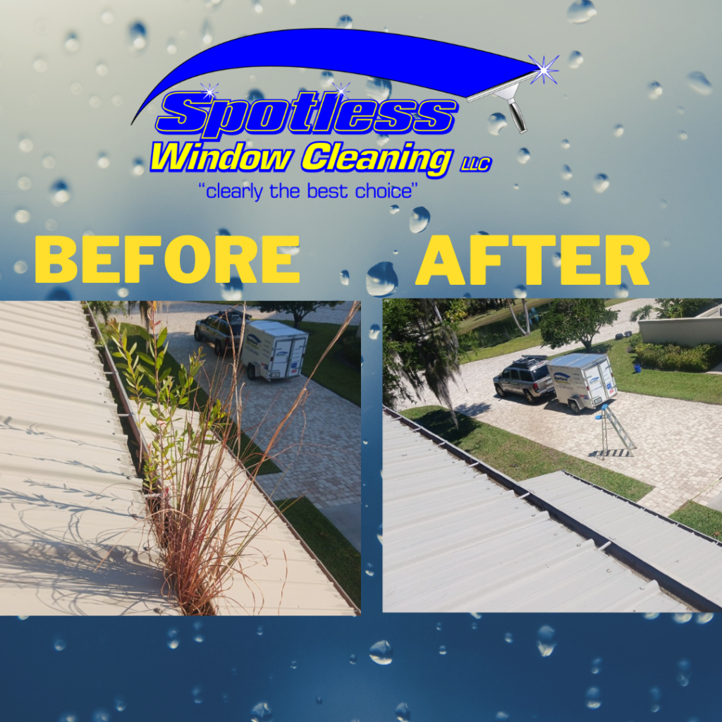 Carriage light cleaning before and after